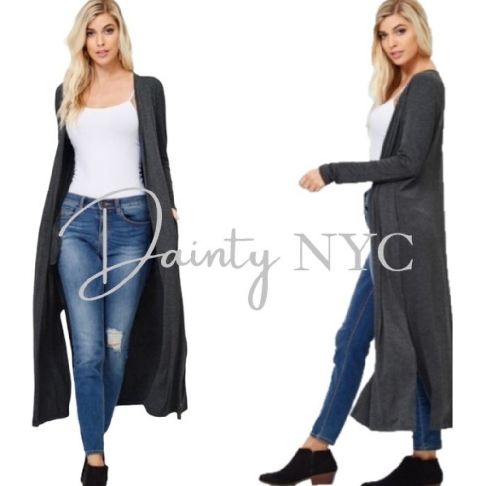 Lightweight Maxi Cardigan - Picture 2 of 9